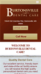 Mobile Screenshot of burtonsvilledentalcare.com